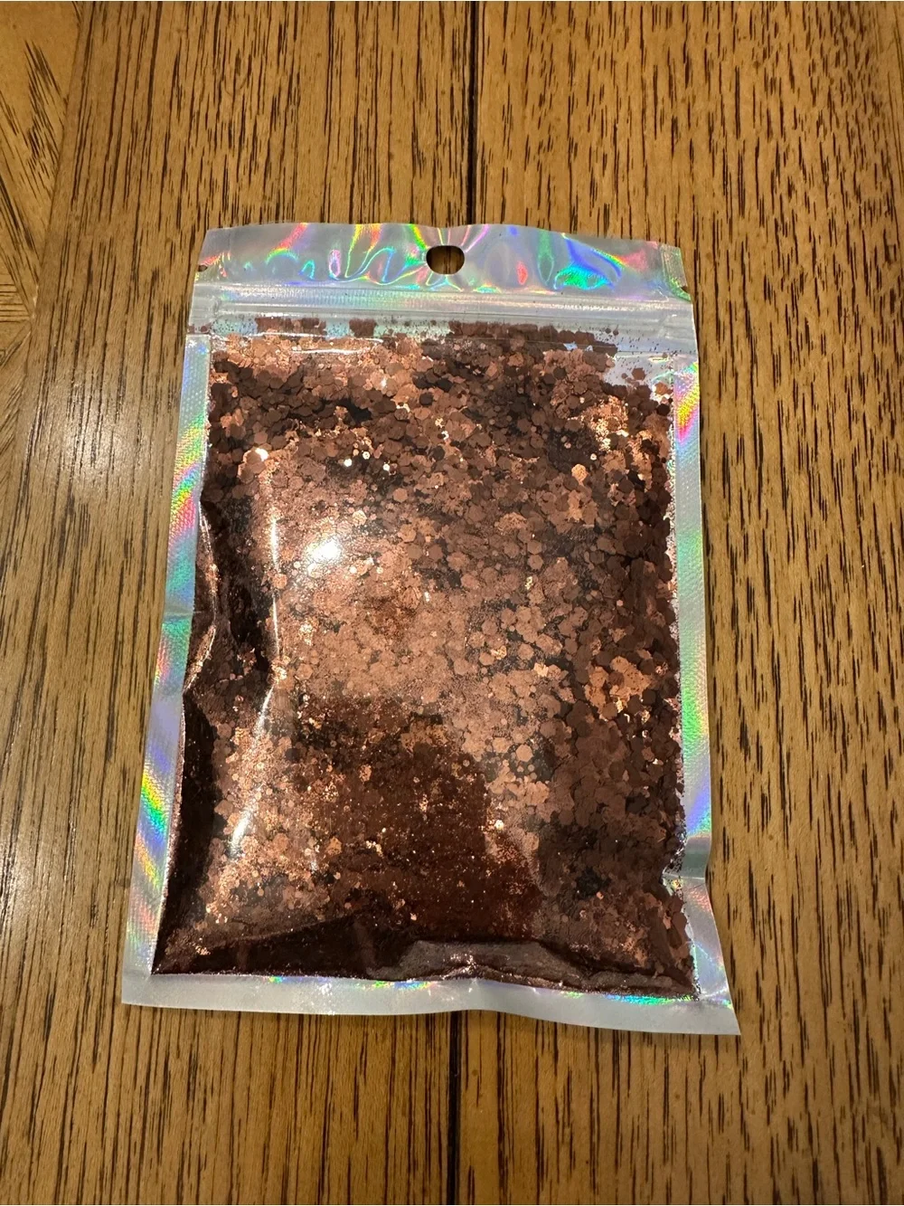 Assorted Iridescent Chunky Glitter Mixes - Multi-Color Orange, gold, 10 packs.